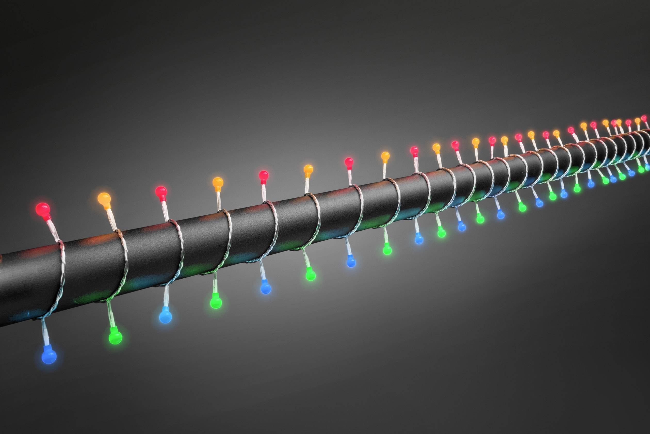 Konstsmide 3691-503 Guirlande lumineuse pour fêtes pour l'extérieur sur secteur Nombre de lumière 80 LED multicolore Longueu