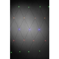 Konstsmide Filet lumineux pour l'extérieur 24 V 64 LED multicolore Konstsmide Filet lumineux pour l'extérieur 24 V 64 LED multicolore