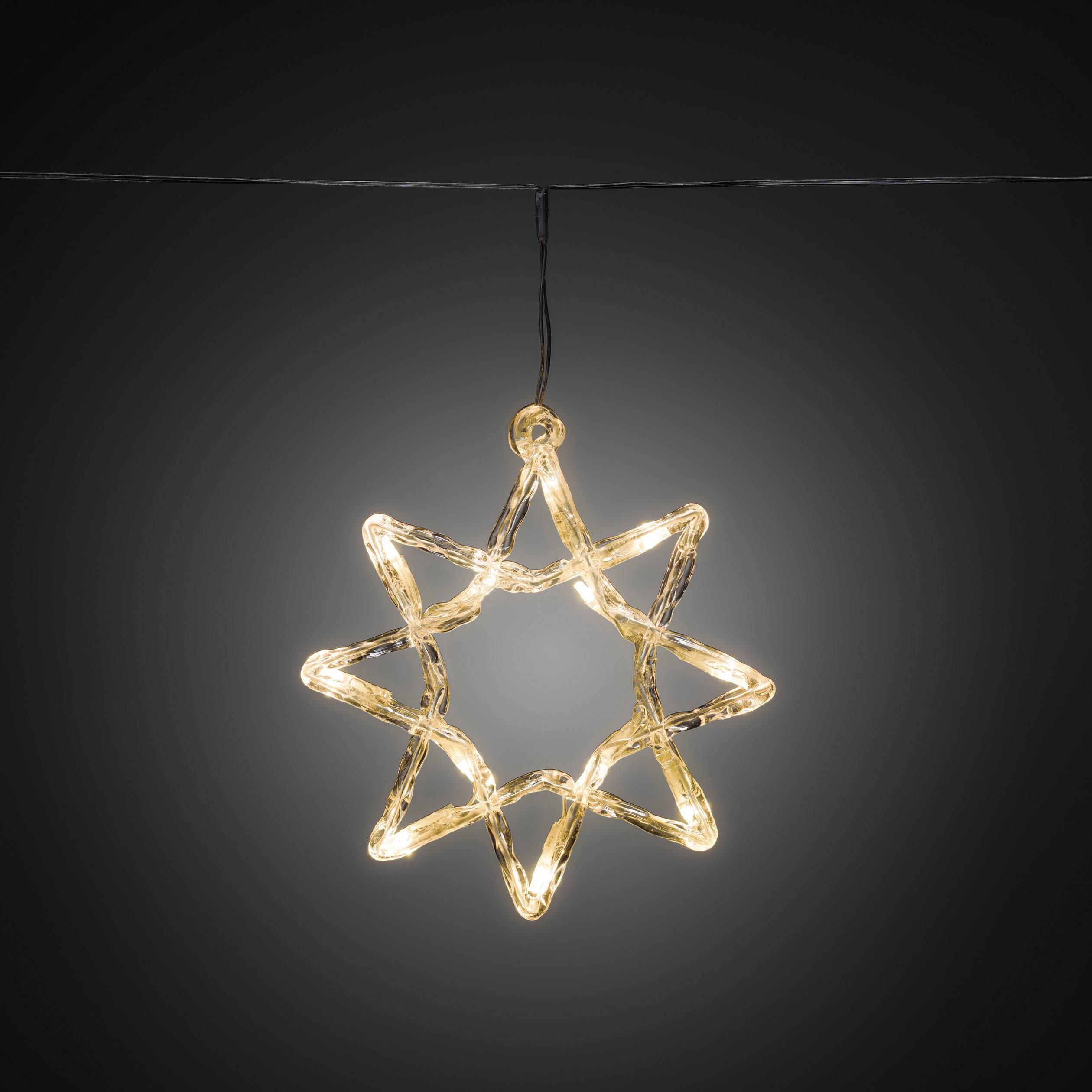Konstsmide Guirlande lumineuse stalactites pour l'extérieur 24 V 60 LED blanc chaud