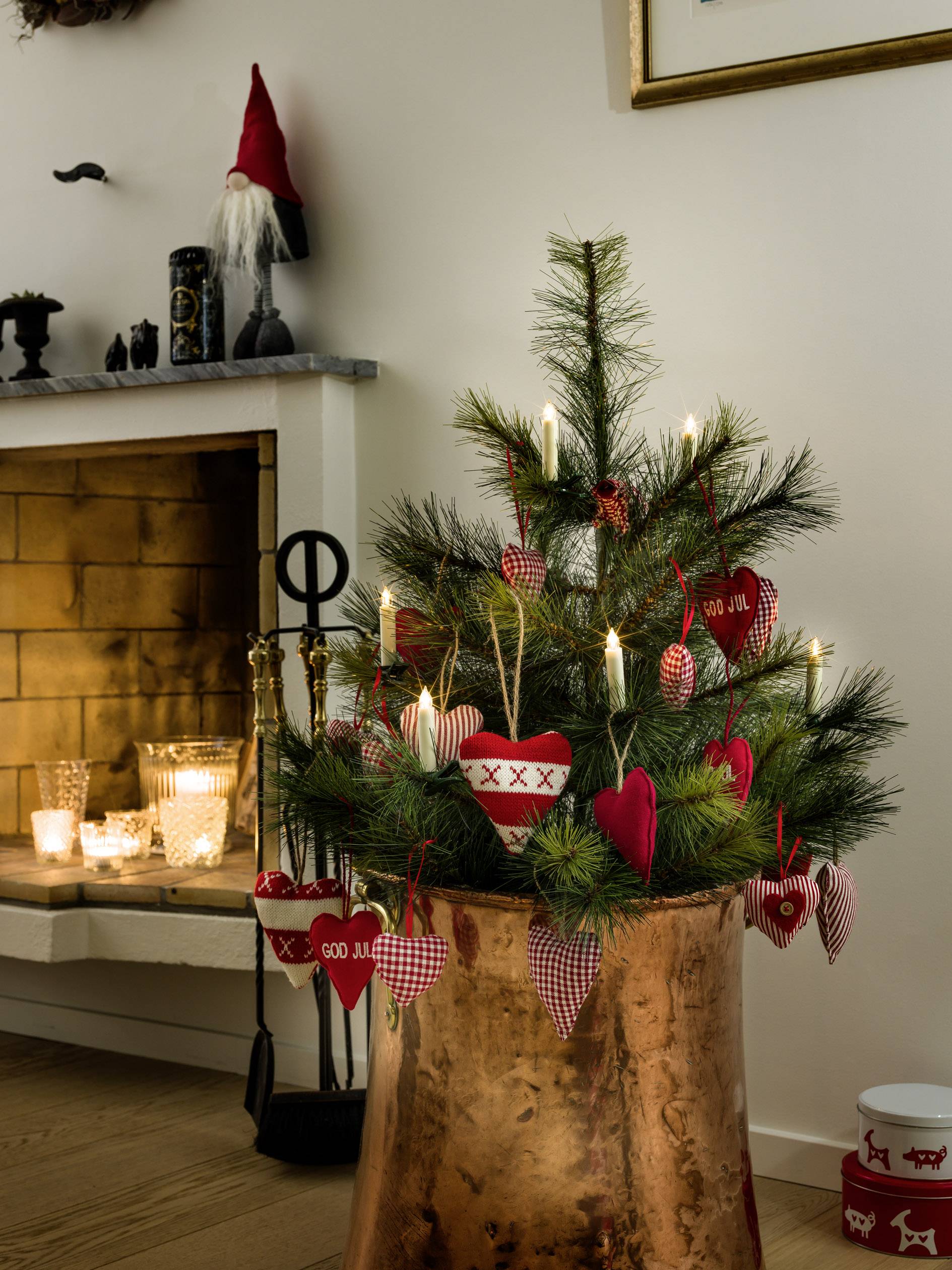 Eclairage pour arbre de Noël Konstsmide LED fonctionnement à piles Bougies pour sapin de Noël blanc chaud