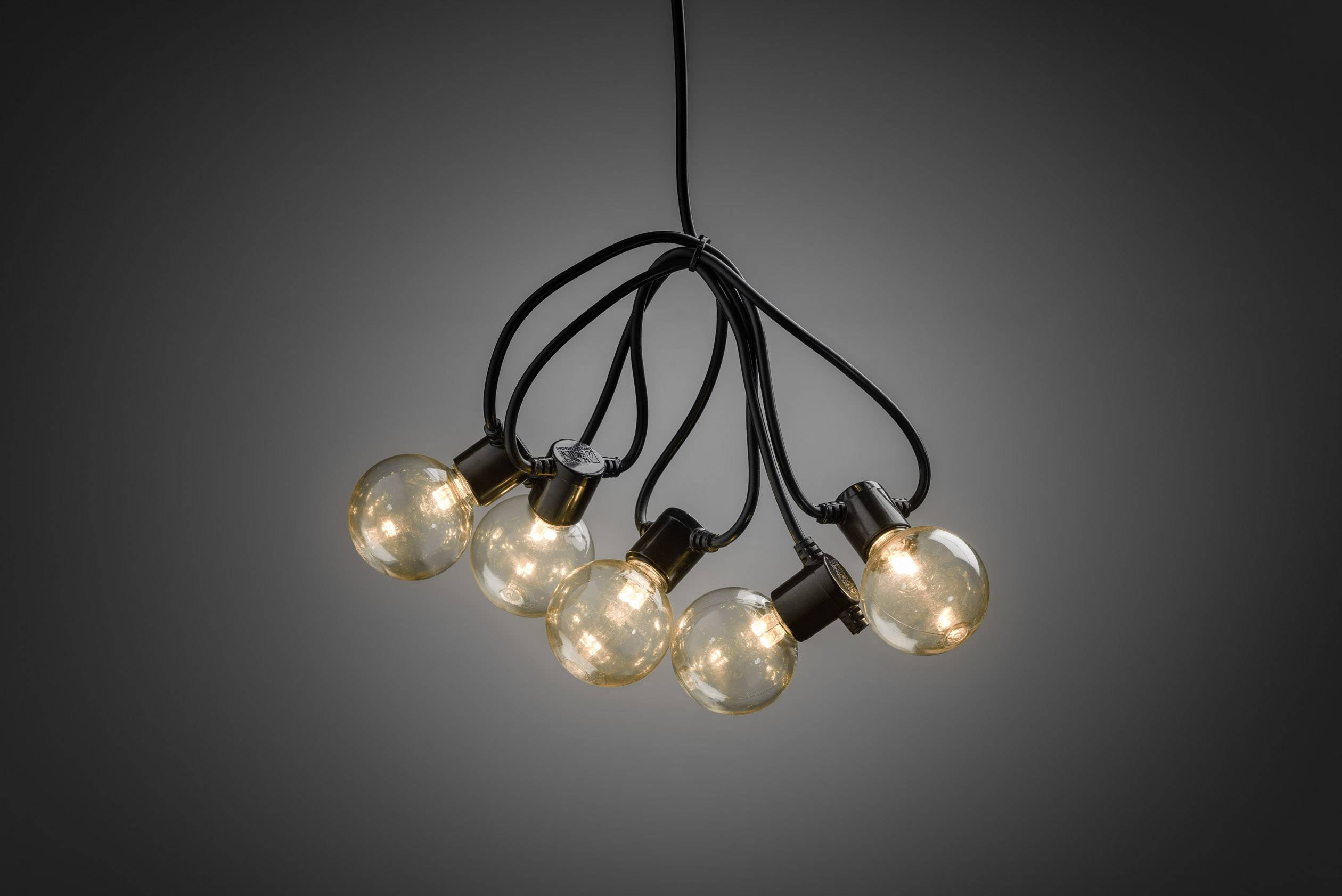 Konstsmide 2374-800 Guirlande lumineuse pour fêtes pour l'extérieur CEE: G (A - G) sur secteur Nombre de lumière 60 LED ambré