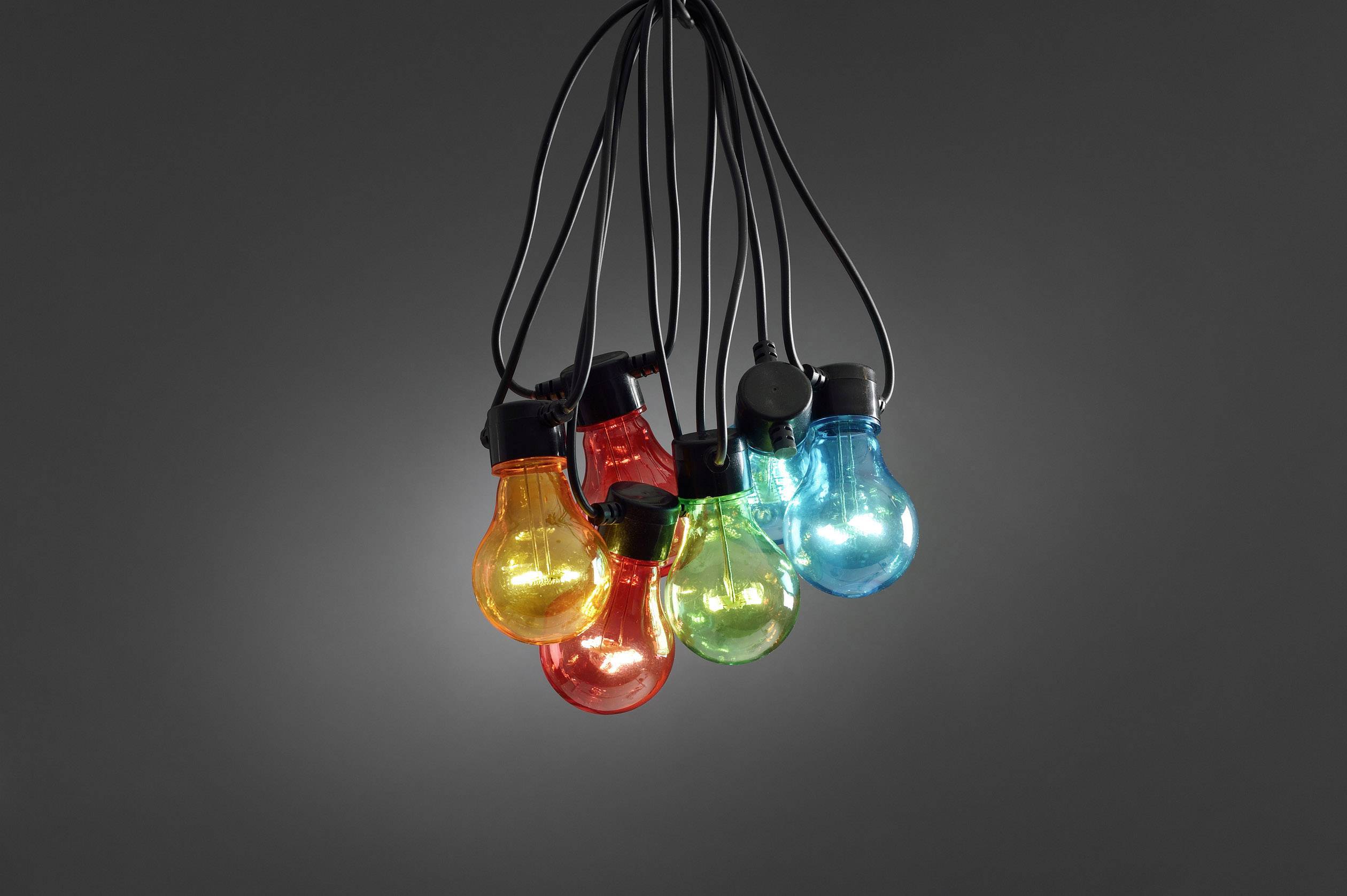 Konstsmide 2379-500 Guirlande lumineuse pour fêtes pour l'extérieur sur secteur Nombre de lumière 180 LED blanc chaud Longueu