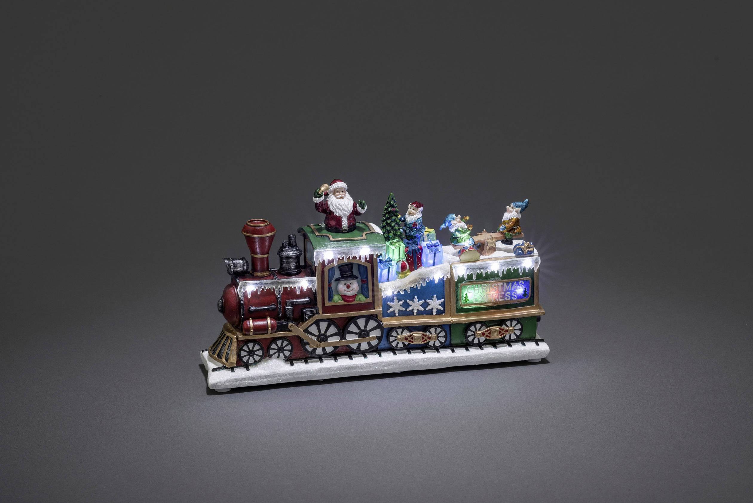 train Express de Noël Konstsmide LED multicolore