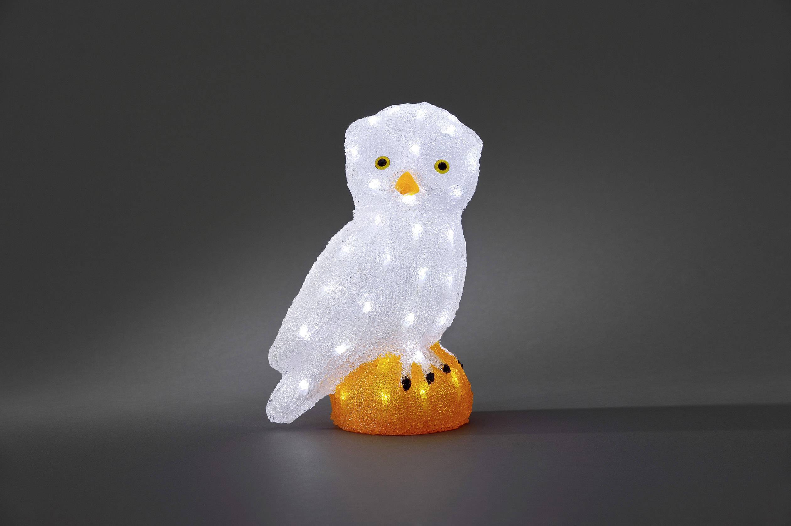 Figurine en acrylique chouette Konstsmide 6186-203 LED N/A