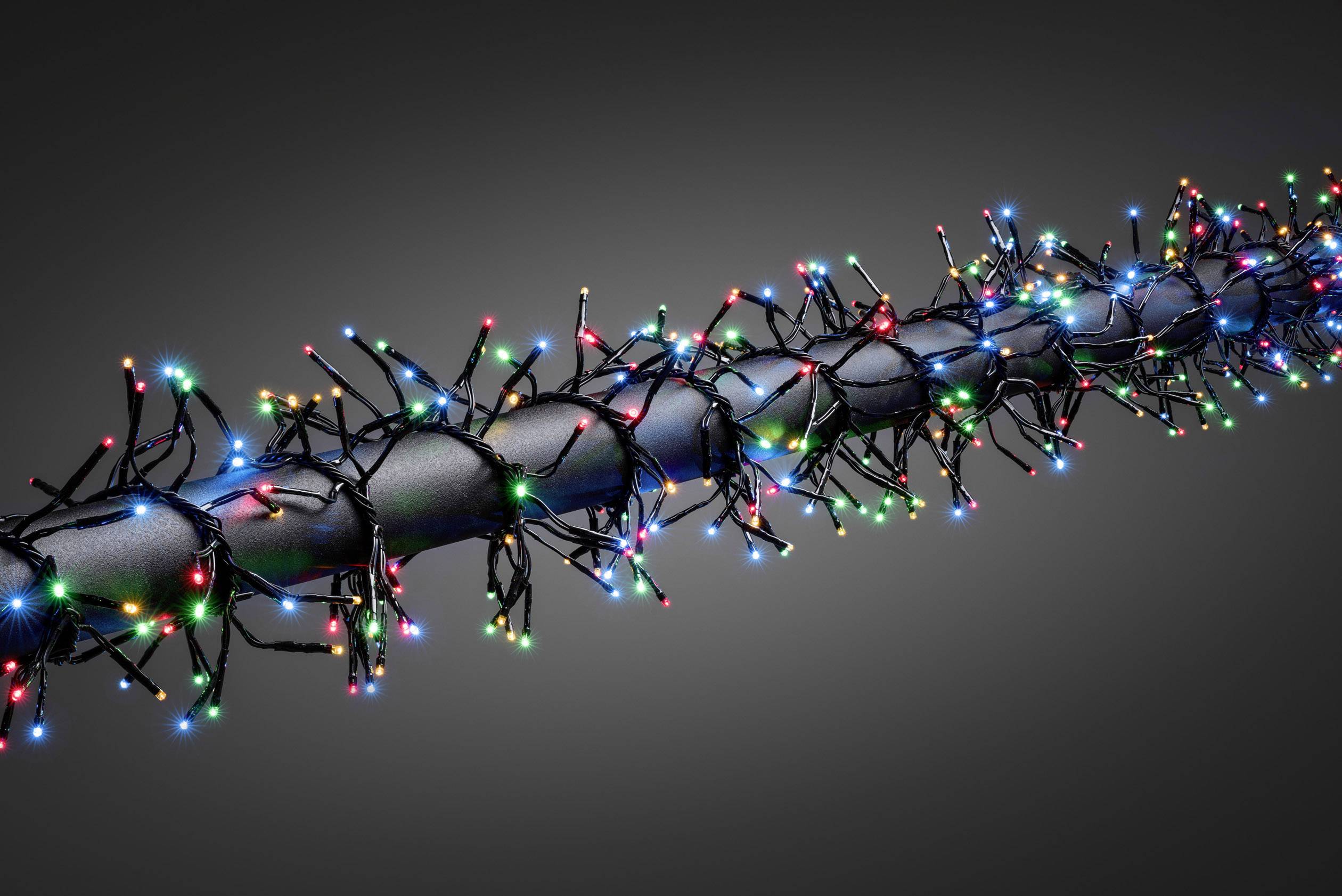 Konstsmide 3862-500 Guirlande lumineuse en épi pour l'extérieur sur secteur Nombre de lumière 768 LED multicolore Longue