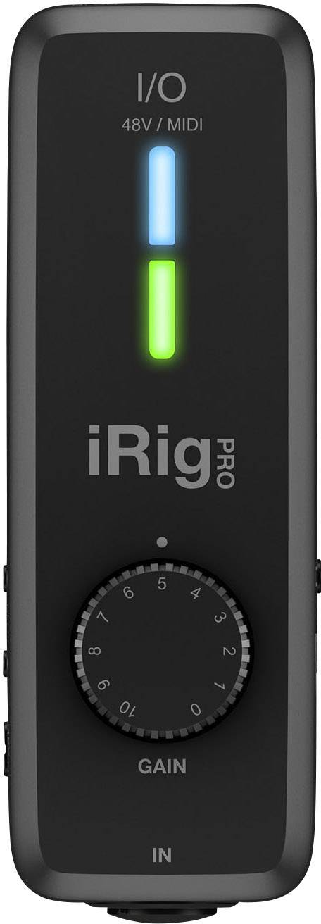 Interface MIDI IK Multimedia iRig PRO I/O Monitor-Controlling, Logiciel inclus