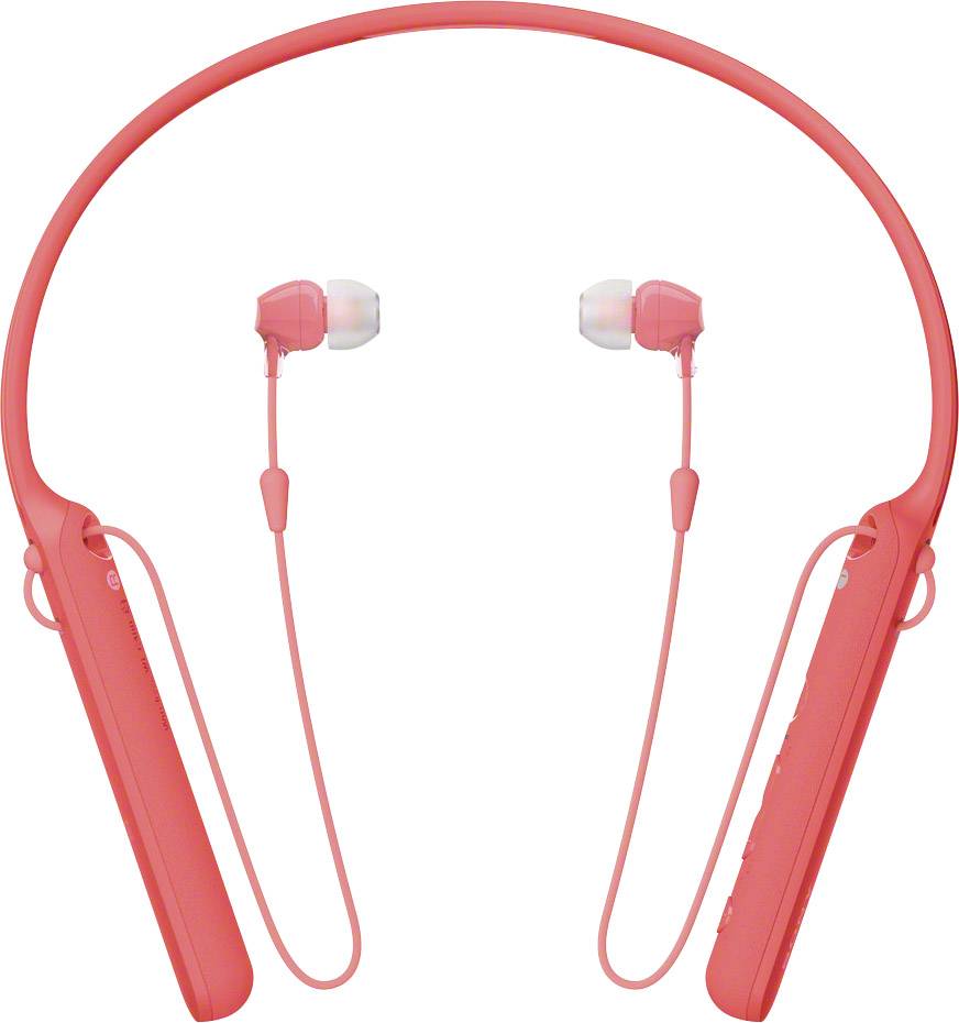 Sony WI-C400 Bluetooth® Kopfhörer In Ear Nackenbügel, NFC, Headset Rot