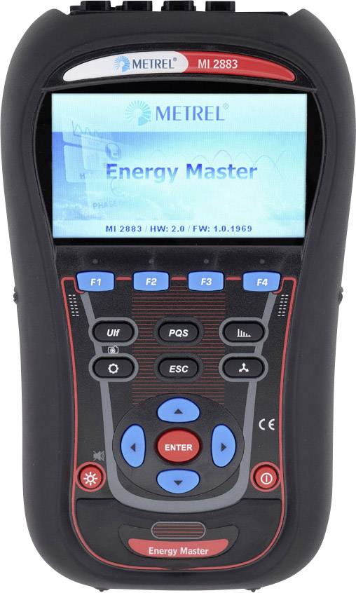 Metrel MI 2883 ST Analyseur de réseau étalonné (ISO) triphasé avec fonction enregistreur