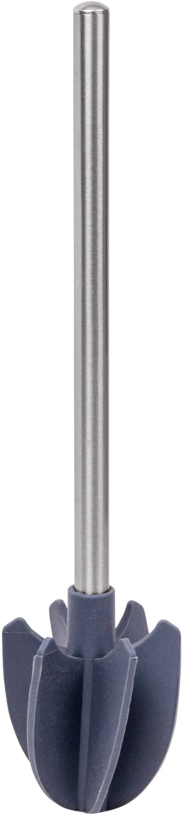 FACKELMANN WC-Bürste Stand Aluminium, Silikon