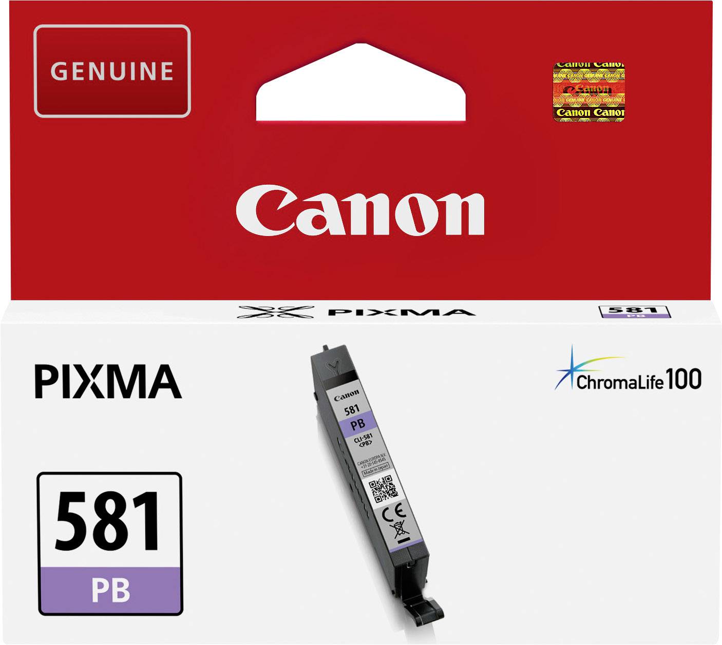 Canon Encre CLI-581PB d'origine bleu photo 2107C001 Encre