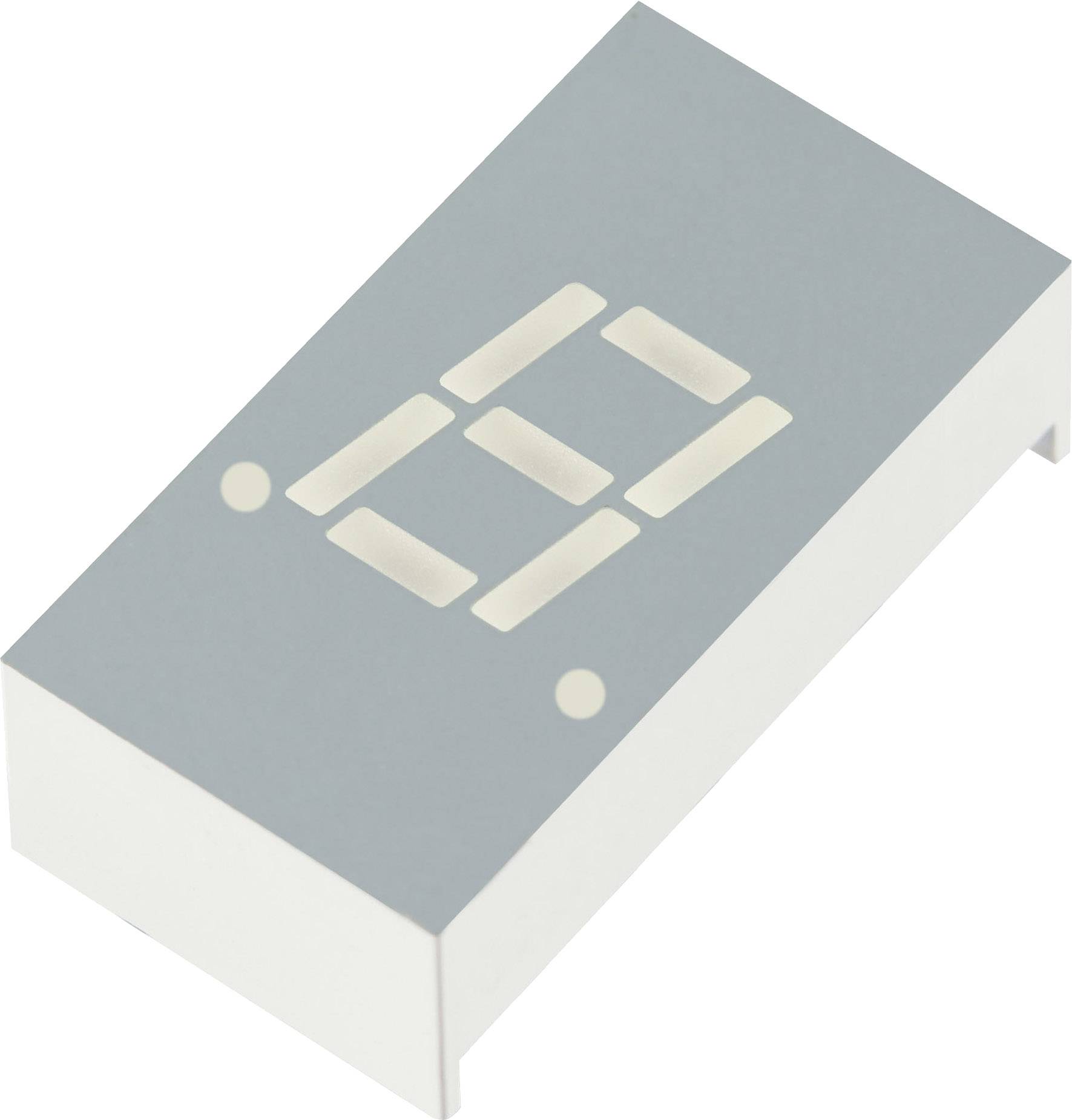 Kingbright Afficheur 7 segments vert 7 mm 2.2 V Nombre de chiffres: 1 SA03-55GWA