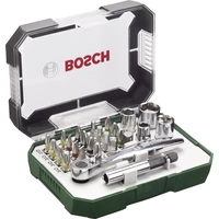 Jeu d'embouts Bosch Accessories Promoline 2607017392 27 pièces vis à fente, vis Pozidriv, cruciforme Phillips, 6 pans intérieurs Jeu d'embouts Bosch Accessories Promoline 2607017392 27 pièces vis à fente, vis Pozidriv, cruciforme Phillips, 6 pans intérieurs