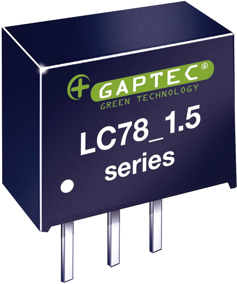 Convertisseur CC/CC pour circuits imprimés Gaptec LC78_12-1.5 10020042 12 V/DC 12 V/DC 1.5 A 18 W Nbr. de sorties: 1 x 1 pc(s)