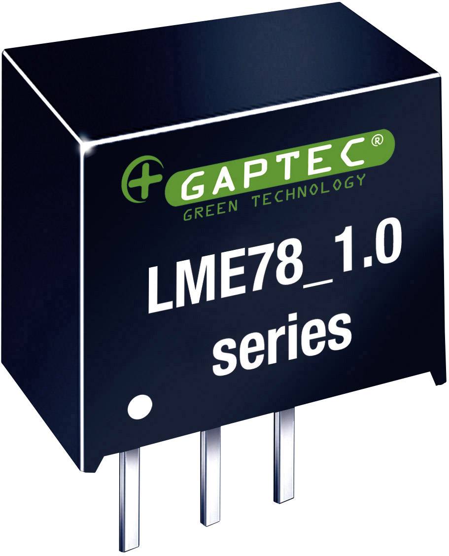 Convertisseur CC/CC pour circuits imprimés Gaptec LME78_09-1.0 10070824 24 V/DC 9 V/DC 1 A 9 W Nbr. de sorties: 1 x 1 pc(s)