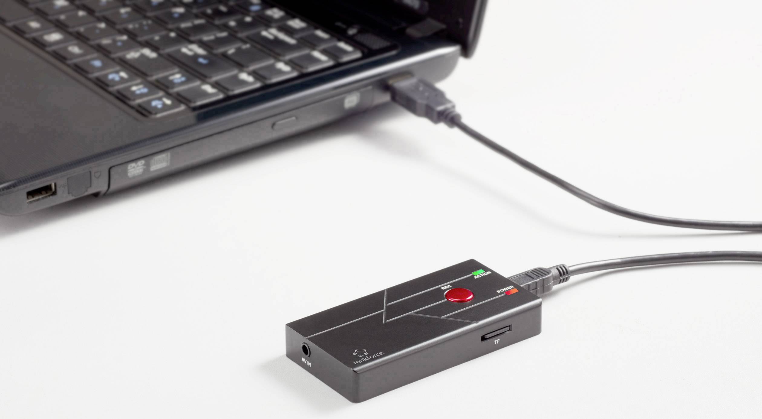 Renkforce RF-GR2 Numériseur vidéo Plug and Play Standalone