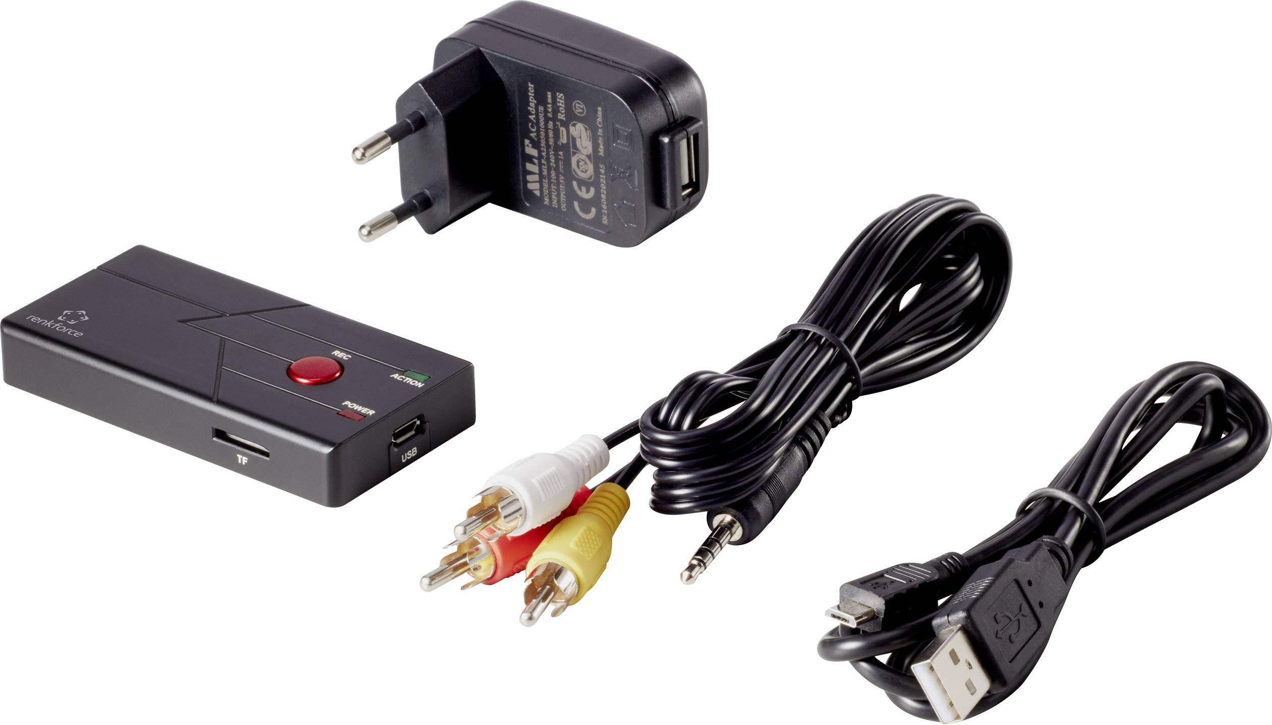 Renkforce RF-GR2 Numériseur vidéo Plug and Play Standalone