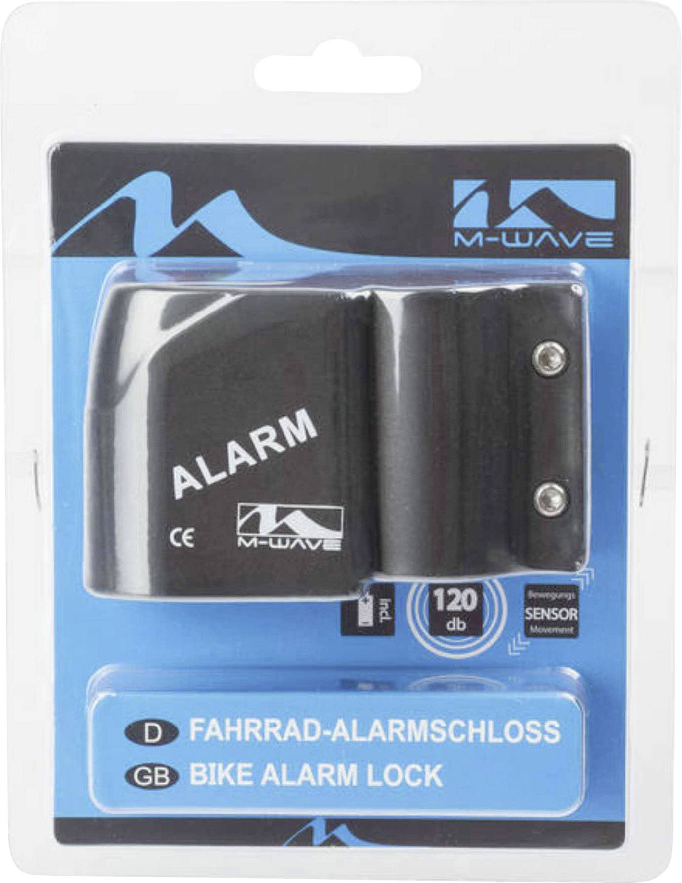 M-Wave WATCH DOG Alarme automatique pour vélo noir