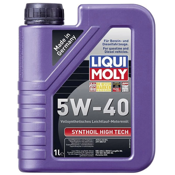 Liqui Moly SYNTHOIL HIGH TECH 5W-40 1306 Huile pour moteur 1 l Liqui Moly SYNTHOIL HIGH TECH 5W-40 1306 Huile pour moteur 1 l