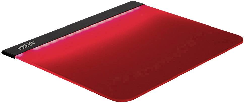 Joy-it Lightpad Tapis de souris éclairé rouge