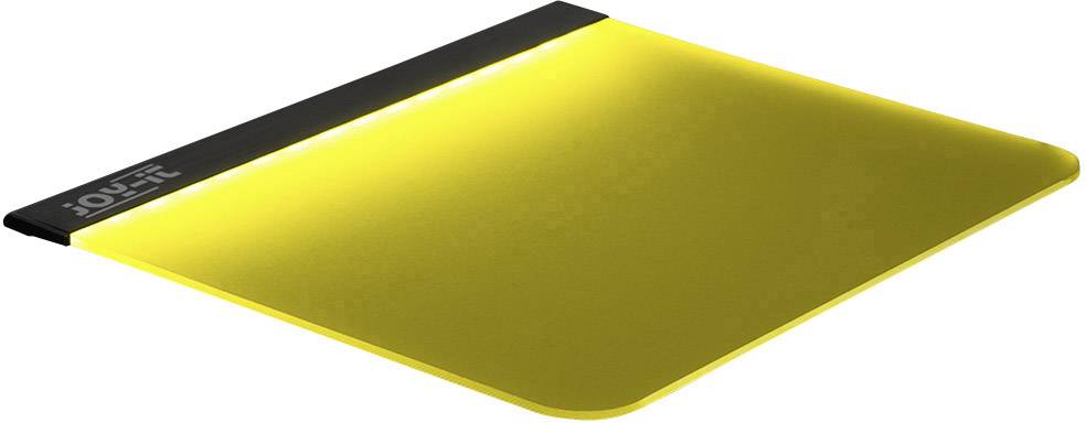 Joy-it Lightpad Tapis de souris éclairé jaune