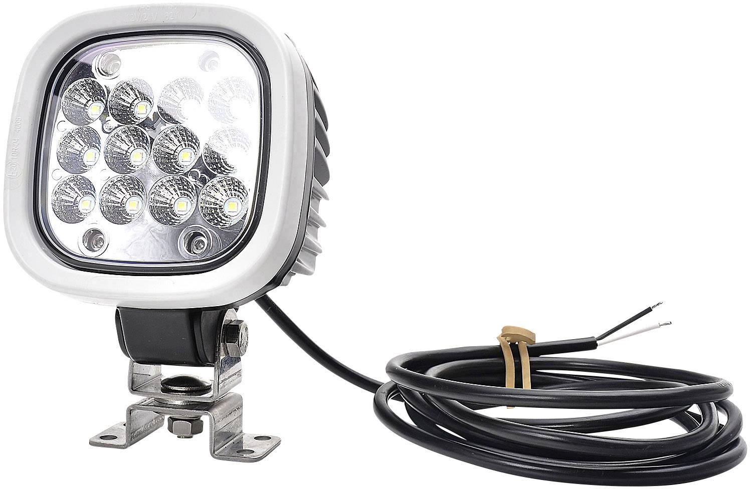 WAS Projecteur de travail 12 V, 24 V W130 7000 1207 éclairage de proximité large (l x H x P) 110 x 159 x 86 mm 7000 lm