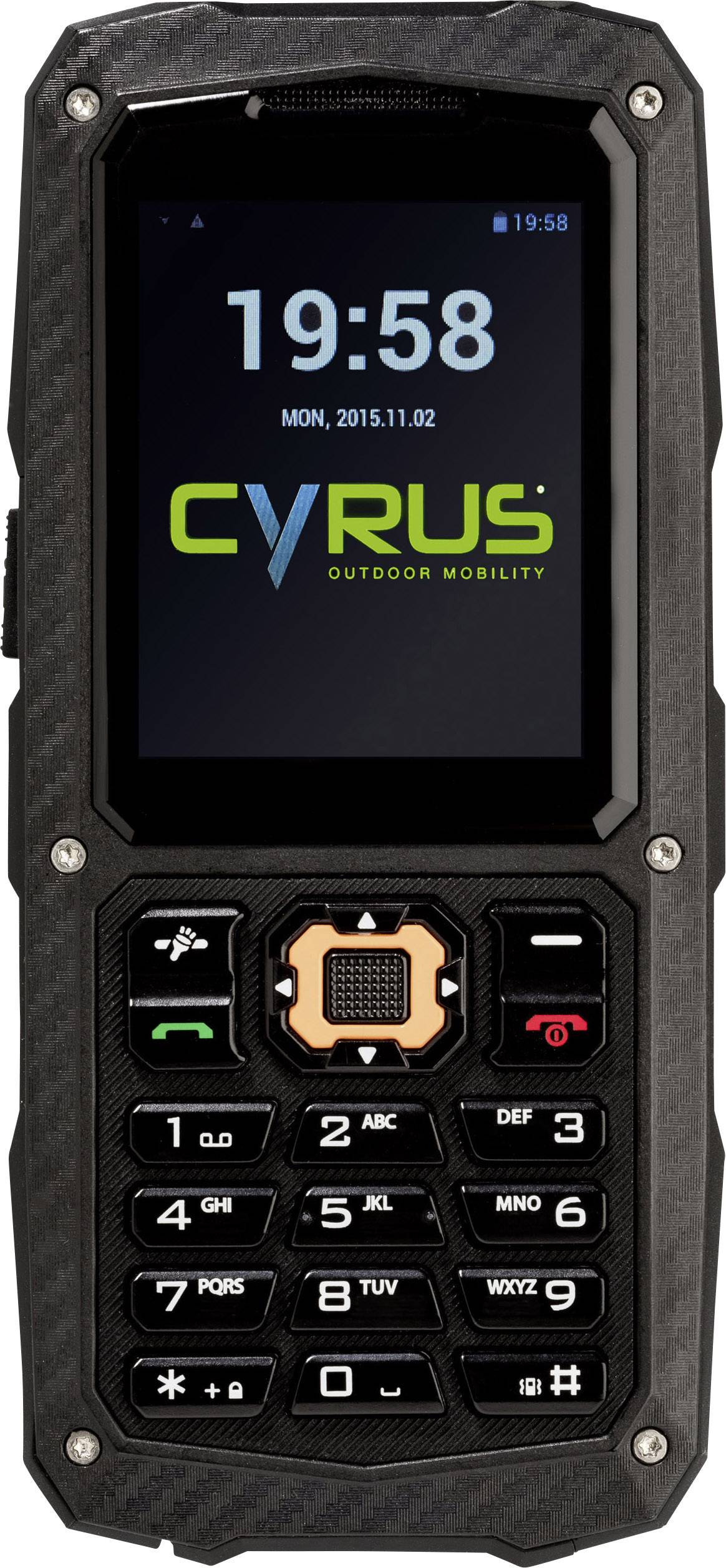 Cyrus CM8 Solid Téléphone portable outdoor noir