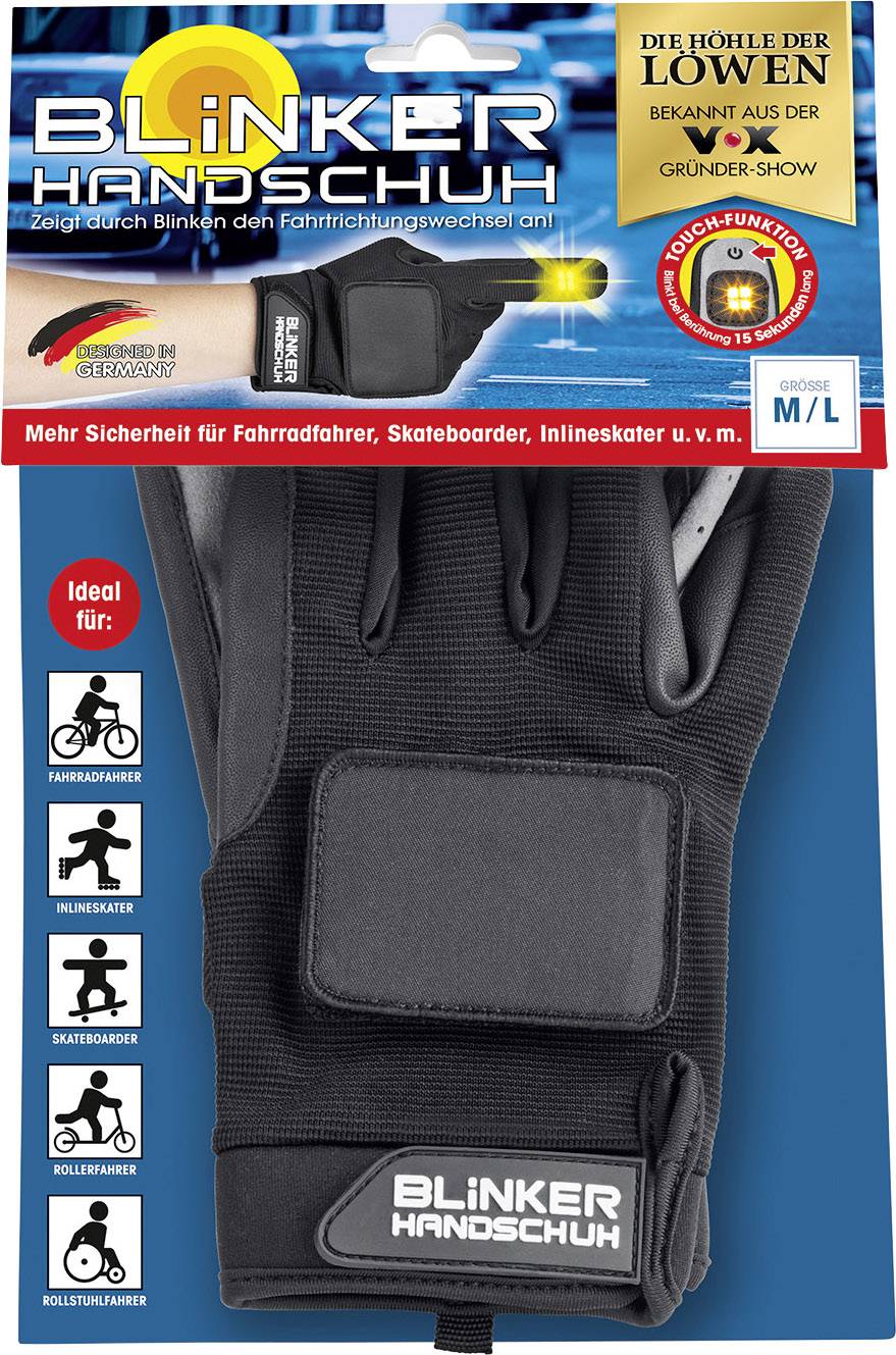 Blinker Handschuh 0502 Gants noir long XS/S