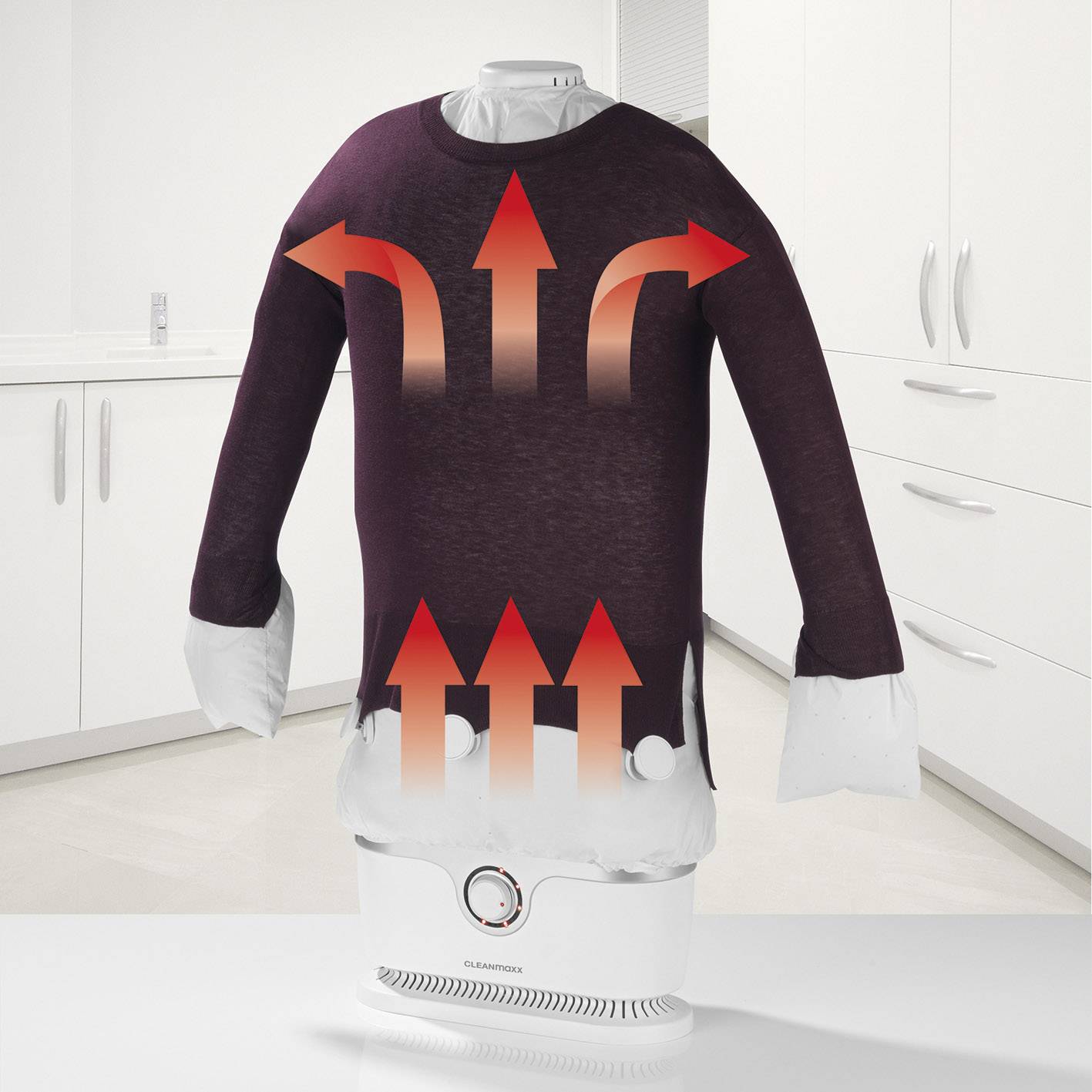 Défroisseur pour chemises CleanMaxx 00384 1800 W blanc