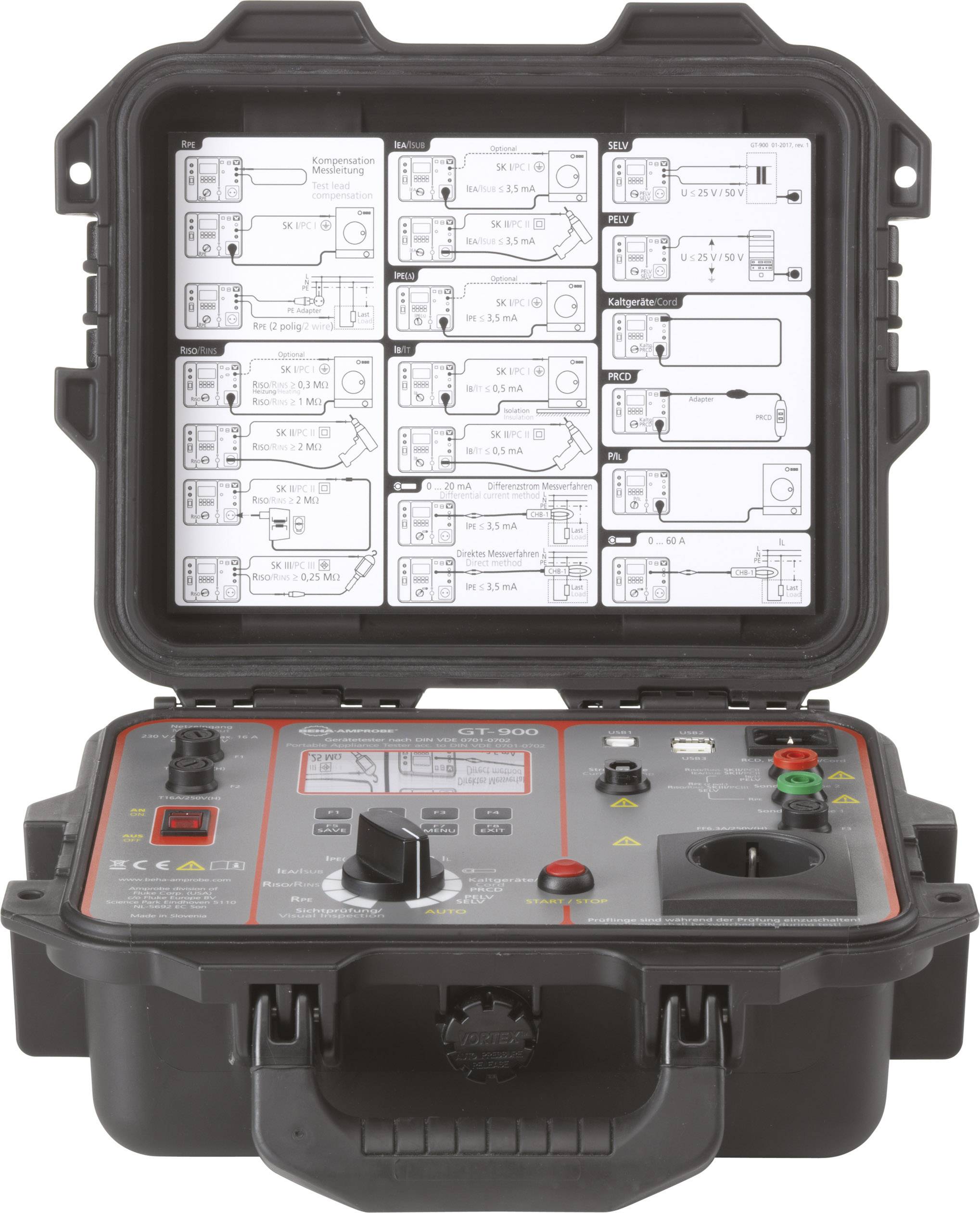 Beha Amprobe GT-900-D Testeur d'appareil Norme VDE 0701-0702