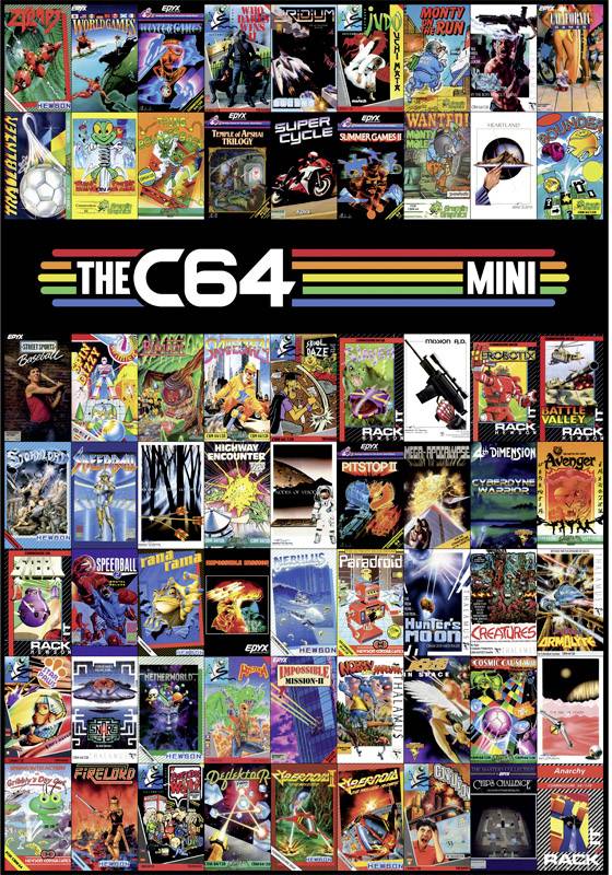 Retro Games The C64 mini Console rétro avec jeux préinstallés