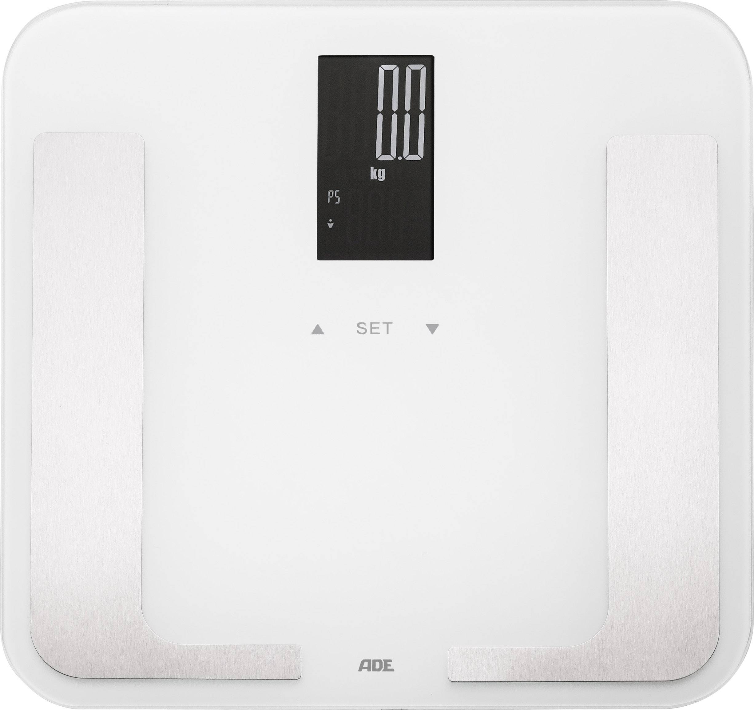 ADE BA 1402 Bella Körperanalysewaage Wägebereich (max.)=180 kg Weiß