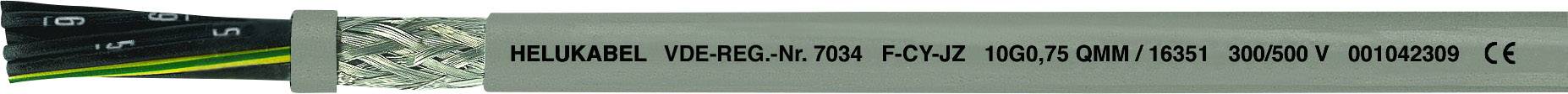 Câble gris portant l'inscription : 'H05Z-K 1X6' et le marquage CE. Fils internes en vert/jaune, bleu, marron, noir. Adapté pour les installations électriques.