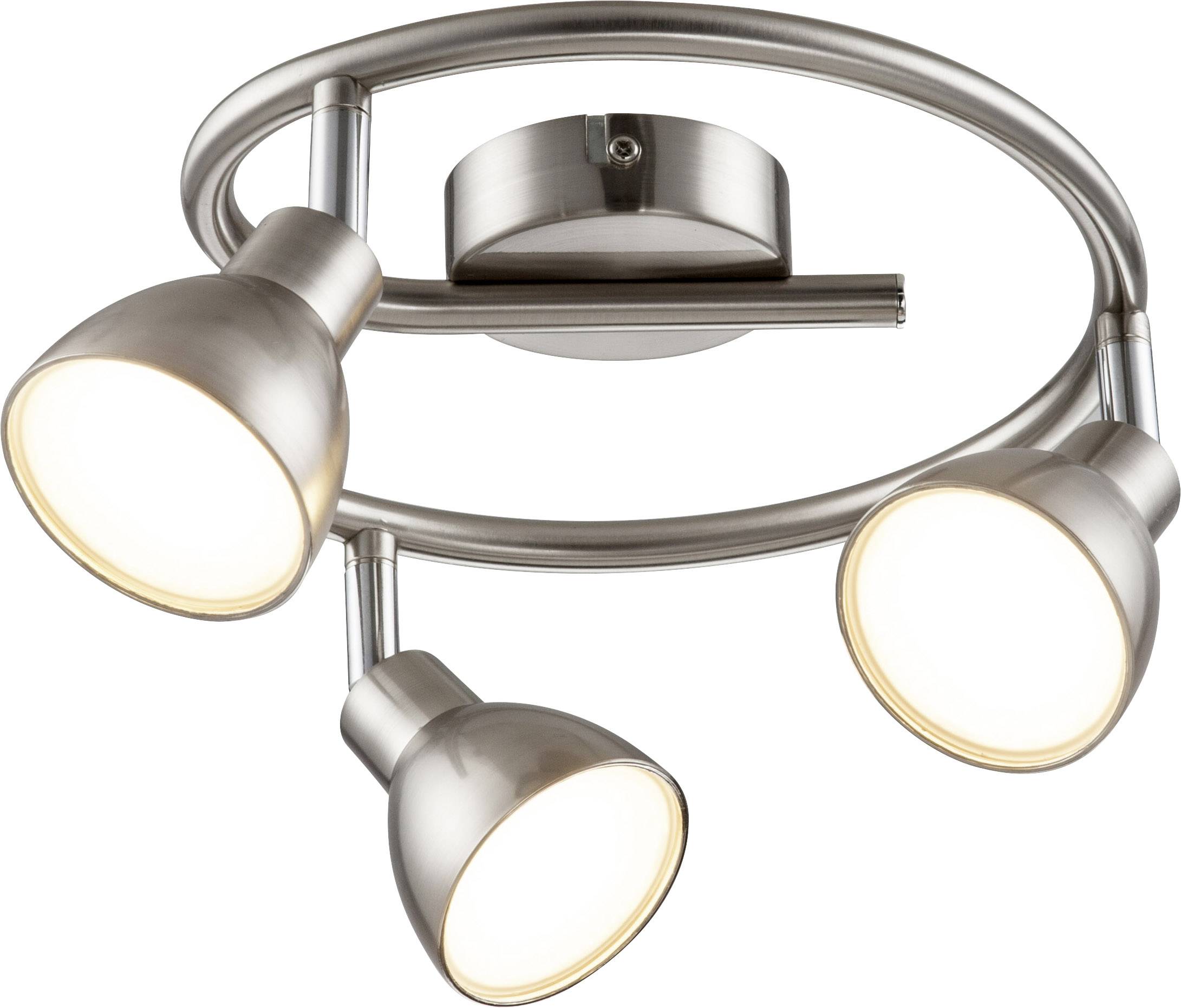 ACTION Lester 925103540000 Plafonnier à spot LED 15 W nickel (mat), chrome