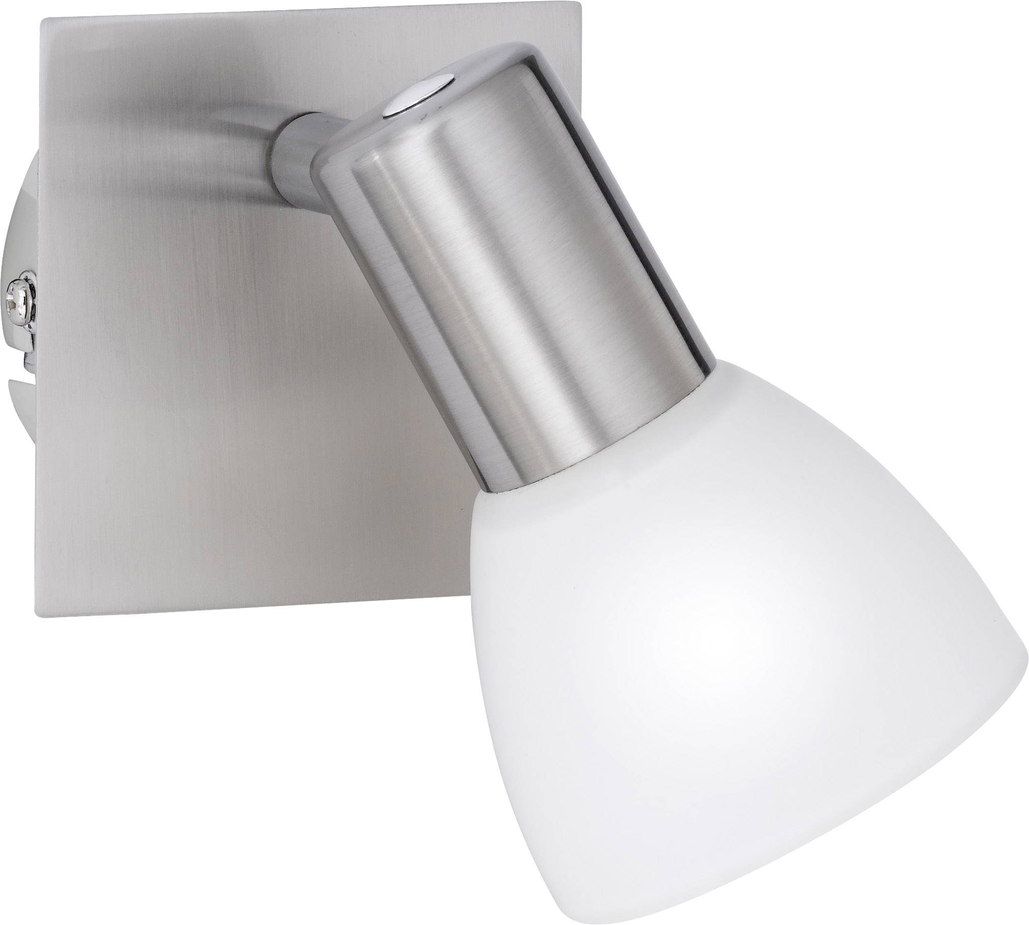 WOFI Angola 4354.01.64.0000 Projecteur mural E14 40 W LED nickel (mat)