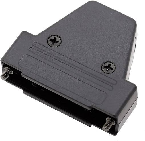 Adaptateur noir avec deux vis et un connecteur rectangulaire, souvent utilisé pour raccorder des appareils vidéo ou des écrans d'ordinateur.