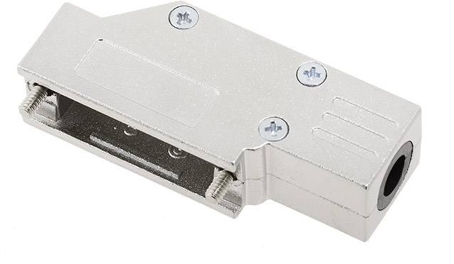 Adaptateur métallique avec vis de fixation. Adapté aux connexions industrielles ou électroniques.