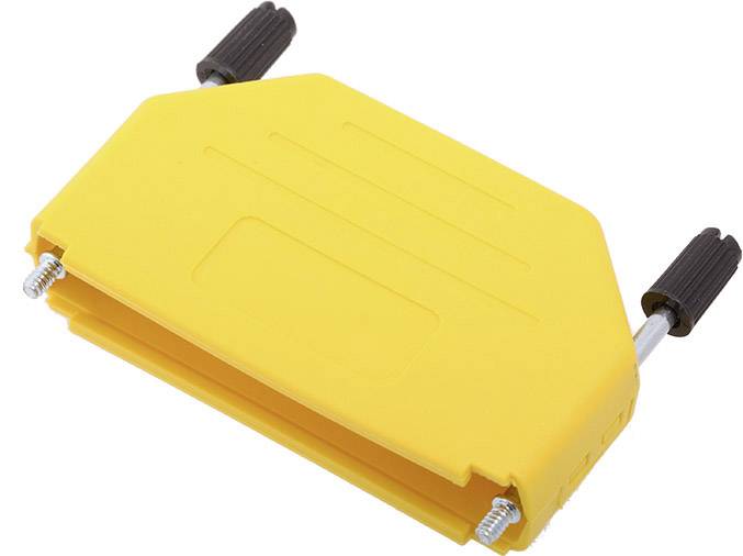 Capot SUB-D 37 pôles encitech DPPK37-Y-K 6353-0105-04 matière plastique 180 ° jaune