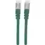 Intellinet 740654 RJ45 Câble réseau, câble patch CAT 6a S/FTP 0.50 m vert feuille de blindage, blindage par tresse, blindé, sans Intellinet 740654 RJ45 Câble réseau, câble patch CAT 6a S/FTP 0.50 m vert feuille de blindage, blindage par tresse, blindé, sans