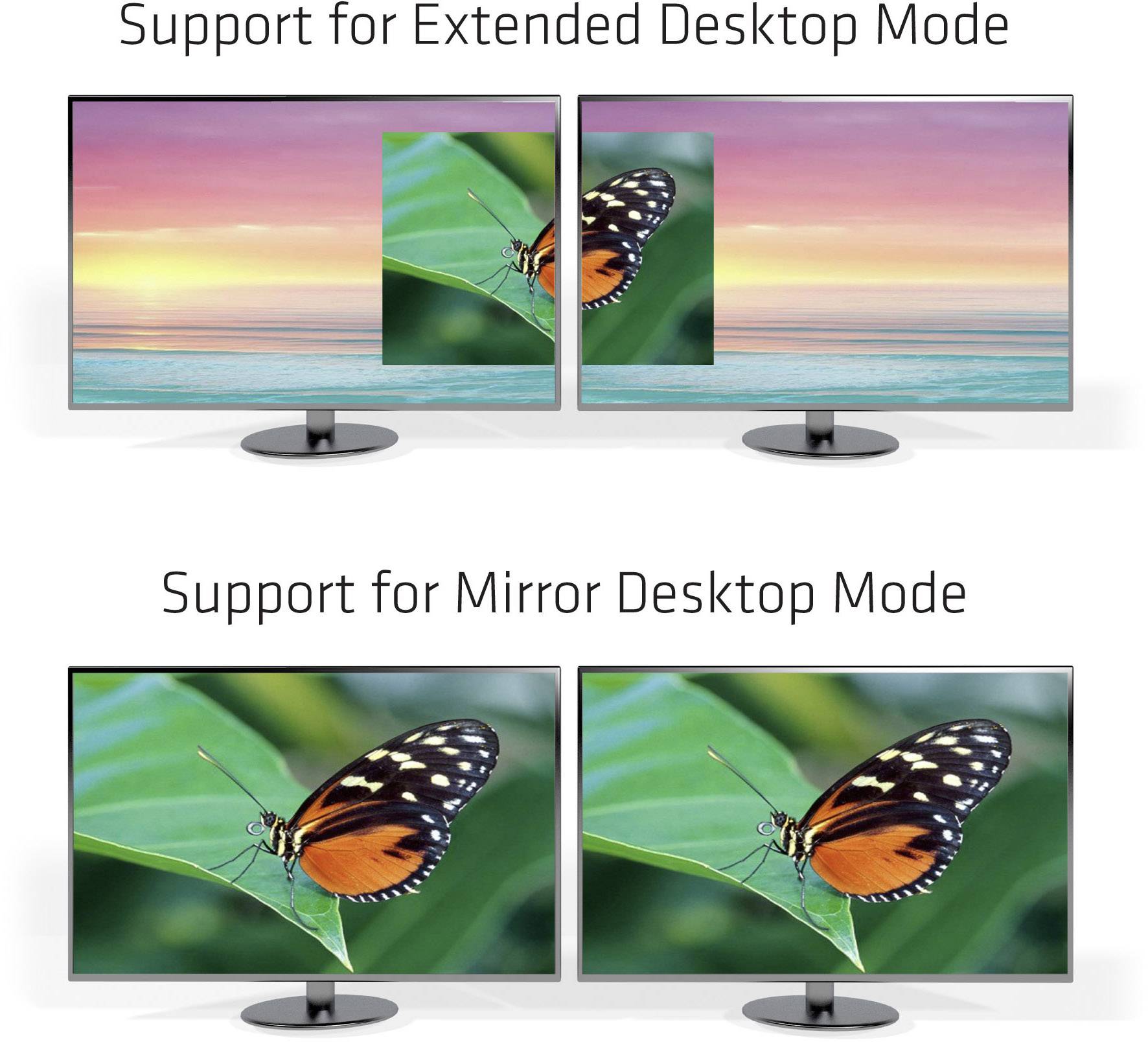 club3D CSV-1577 1+2 ports Répartiteur DisplayPort noir