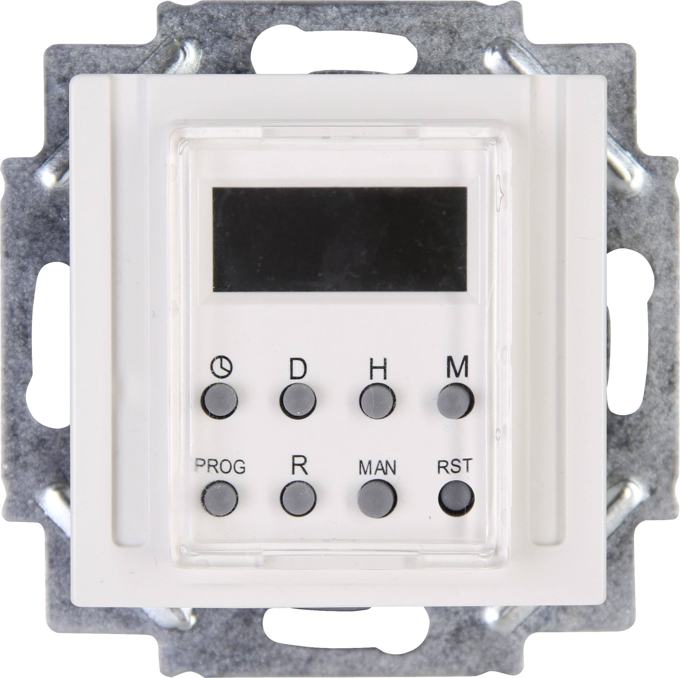 Kopp 290229008 Programmateur horaire pour montage encastré numérique programme journalier, programme hebdomadaire 2500 W IP2