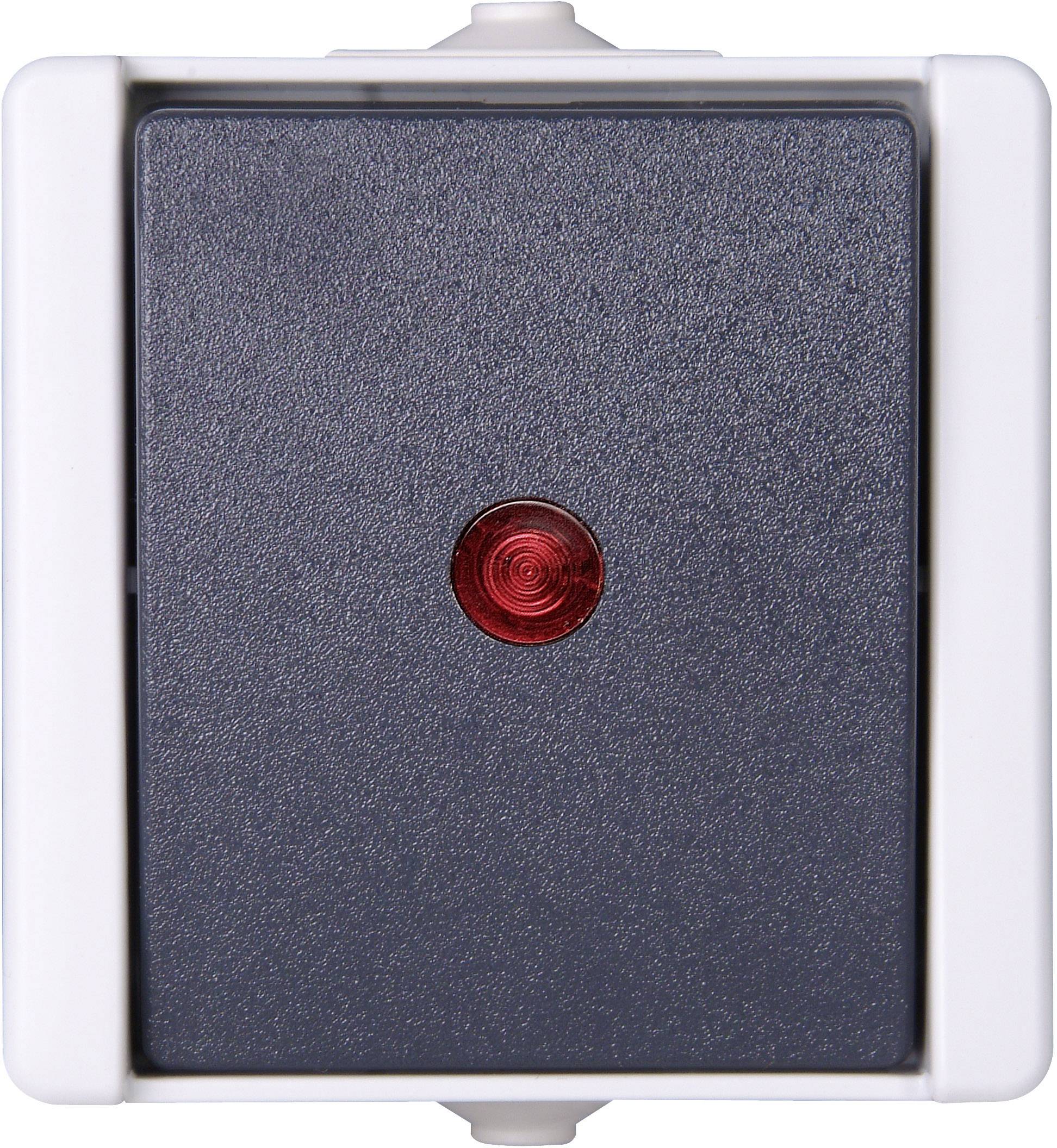 Kopp 541656003 1 pièce Gamme d'interrupteurs pour pièce humide complet Interrupteur avec témoin lumineux proAQA gris 1 pc(s)