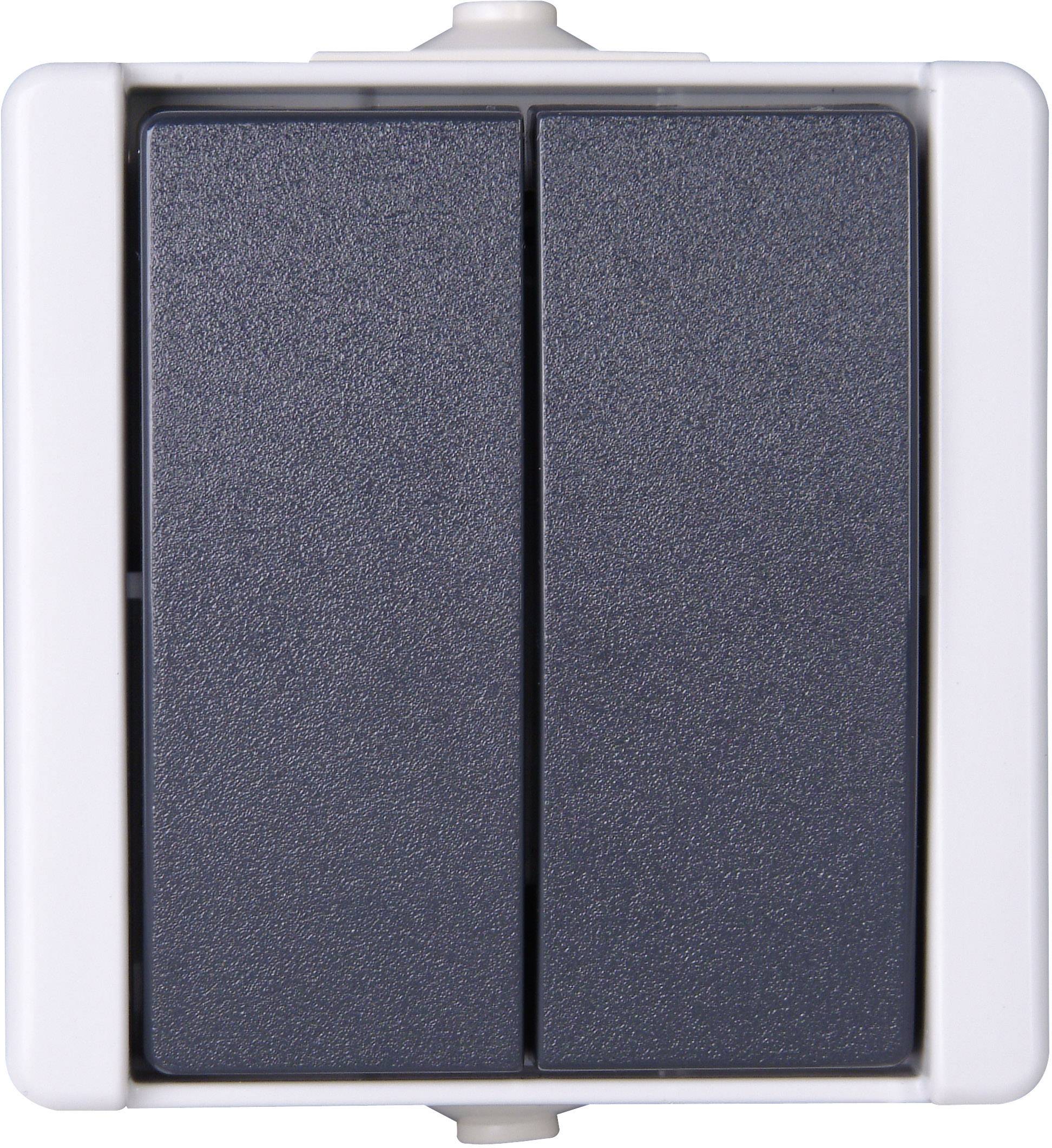 Kopp 540556009 1 pièce Gamme d'interrupteurs pour pièce humide complet Interrupteur pour gamme proAQA gris 1 pc(s)