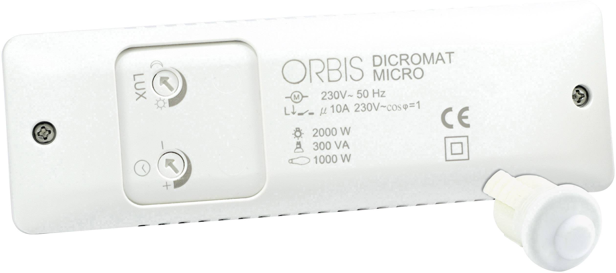 ORBIS Zeitschalttechnik OB133612 plafond Détecteur de mouvements 360 ° blanc IP20