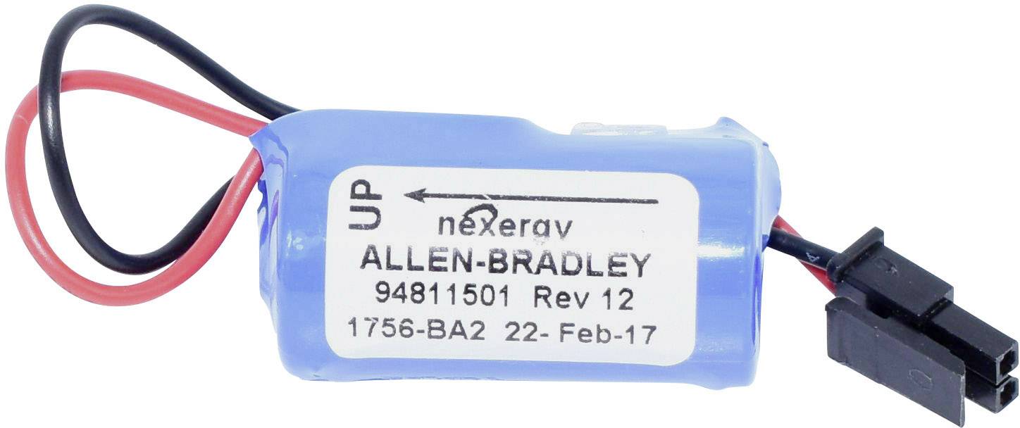 Beltrona Allen Bradley 1756-BA2 Pile spéciale fiche mâle lithium 3 V 1200 mAh 1 pc(s)