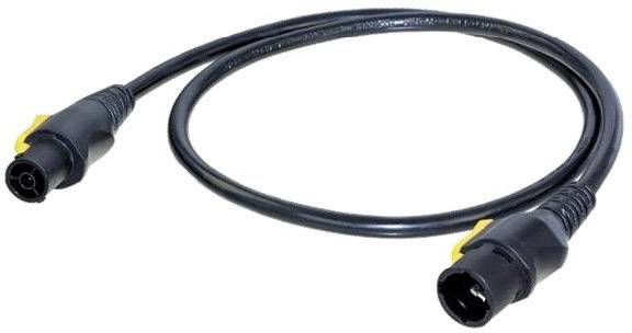 Neutrik alimentation Câble de raccordement [1x PowerCon femelle - 1x PowerCon mâle] 3.00 m noir, jaune