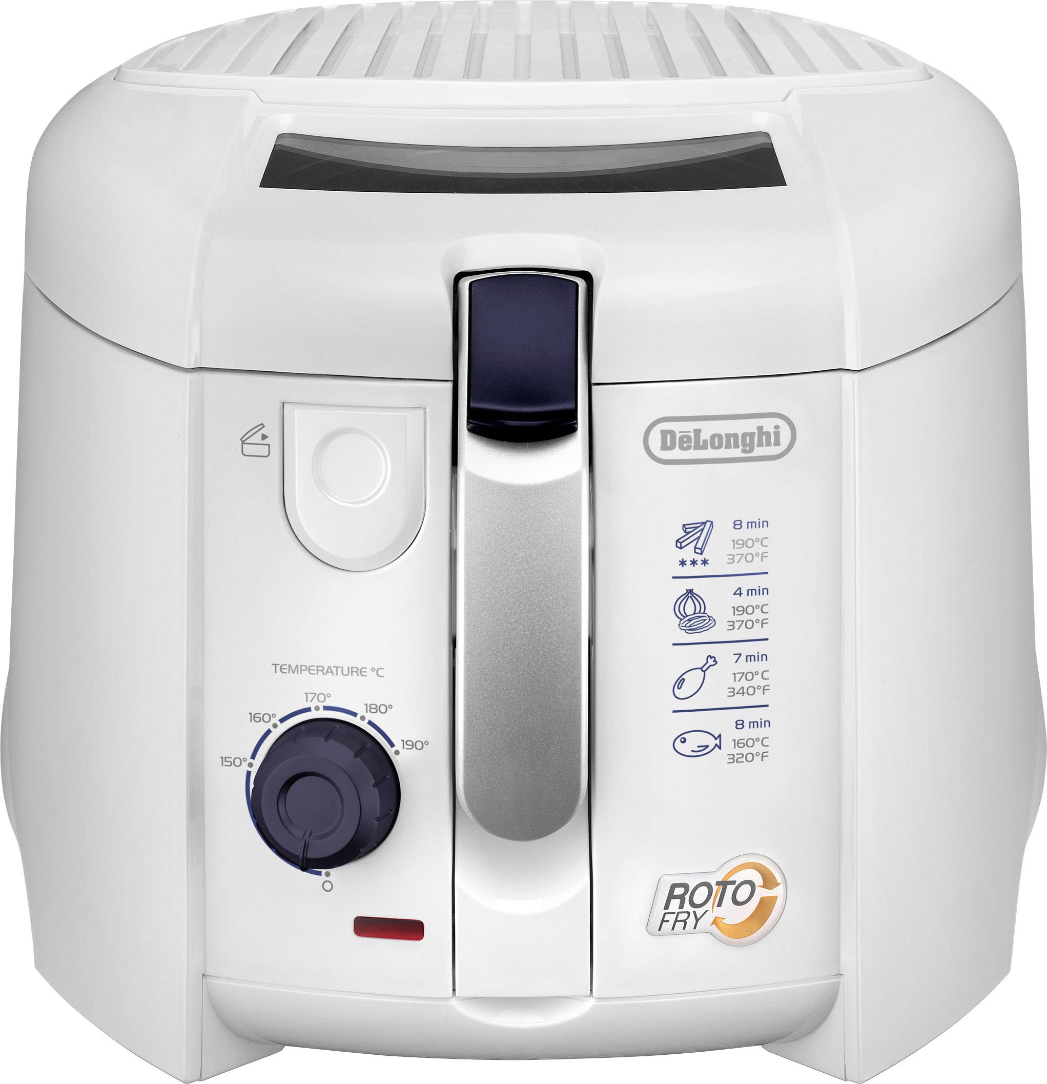 DeLonghi F 28211.W1 - Roto-Fry Friteuse 1 l blanc