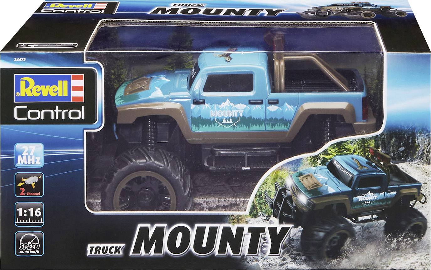 Revell Control 24472 MOUNTY 1:16 Véhicule RC débutant électrique Véhicule tout-terrain propulsion arrière