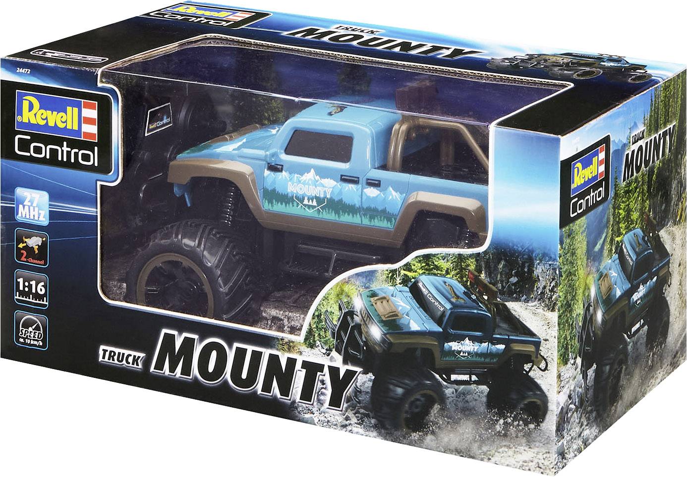 Revell Control 24472 MOUNTY 1:16 Véhicule RC débutant électrique Véhicule tout-terrain propulsion arrière