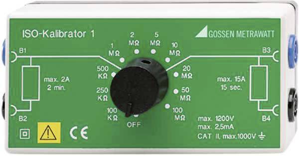 Gossen Metrawatt ISO-Kalibrator 1 Résistance de mesure (L x l x H) 53 x 122 x 60 mm 1 pc(s)