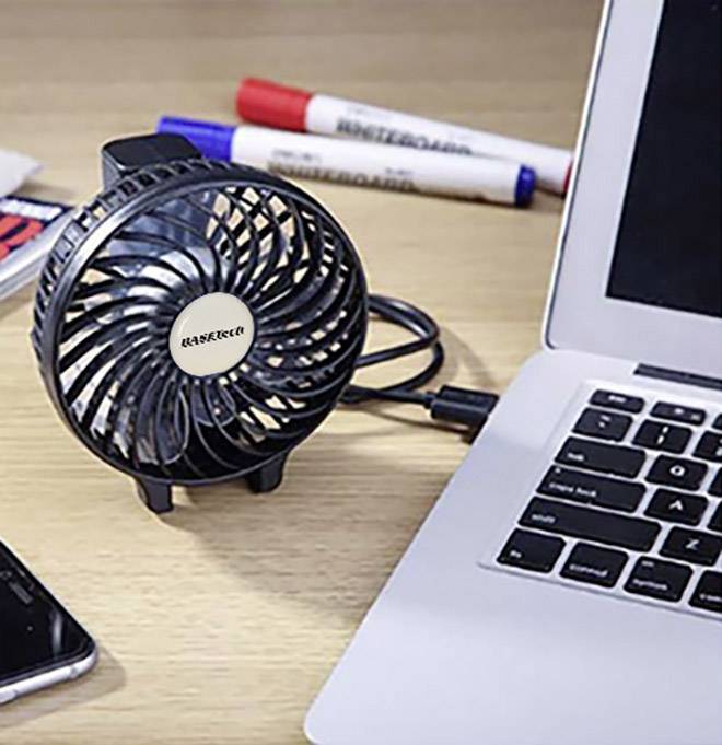Ventilateur à main Basetech BT-1626085 noir